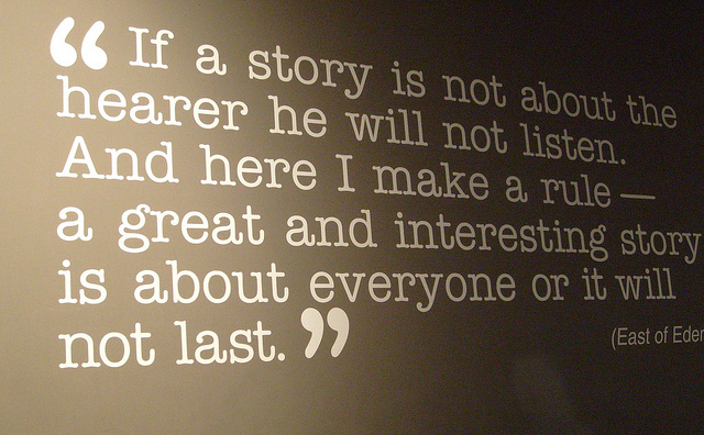 John Steinbeck on storytelling